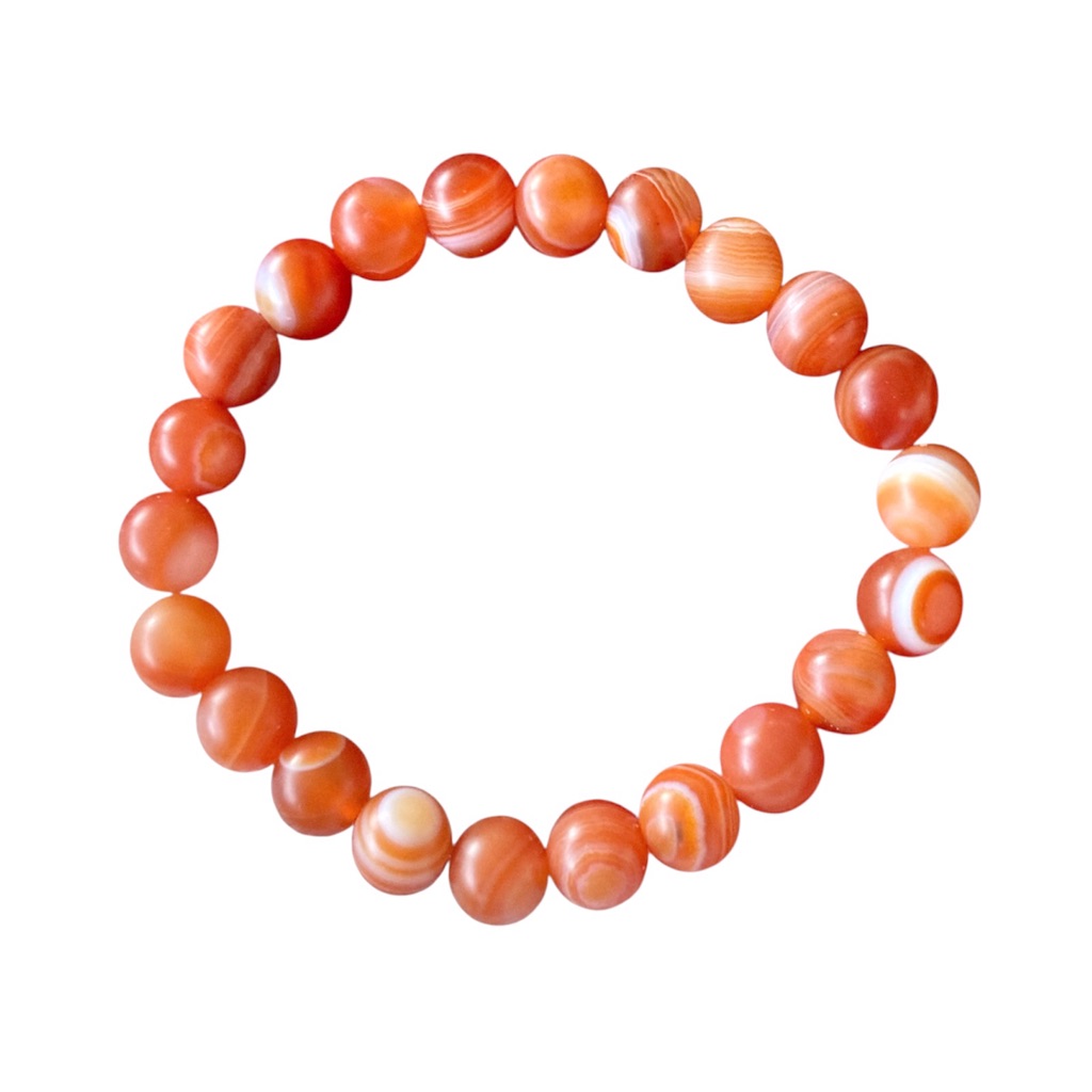 Aaa Matte Orange Agate